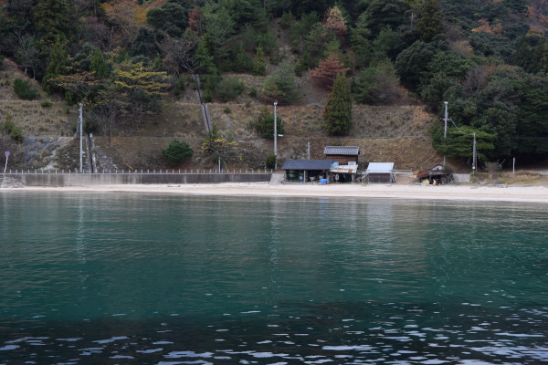 蒲井海水浴場方向の写真
