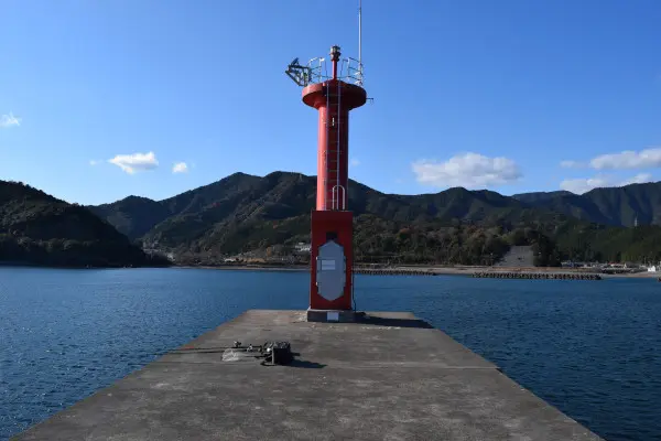 三浦漁港の堤防先端