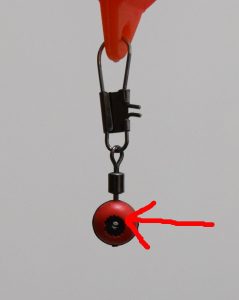 ウキのジョイントパーツ