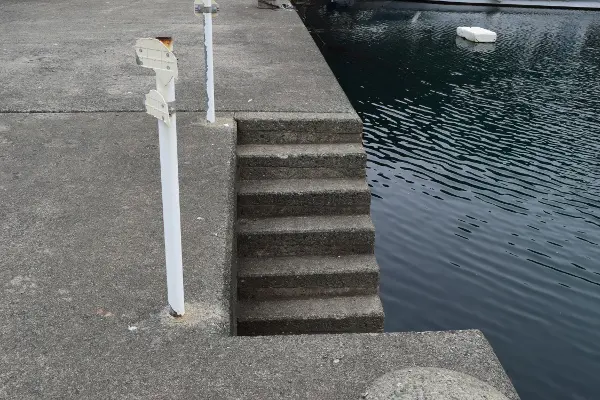 世久見漁港内側の海底