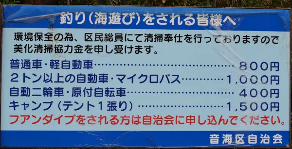 音海清掃協力金