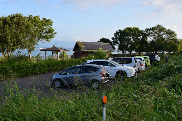 矢橋帰帆島2駐車場