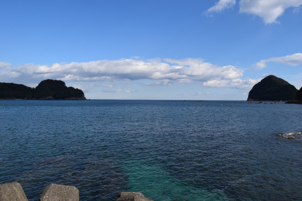尾鷲湾口の写真