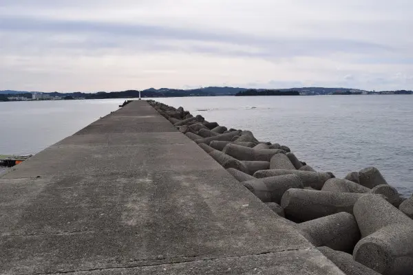 蝦島エリア堤防