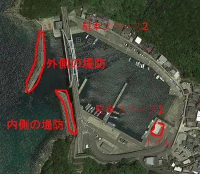 戸津井漁港航空写真