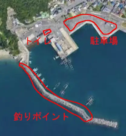 和歌浦漁港航空写真