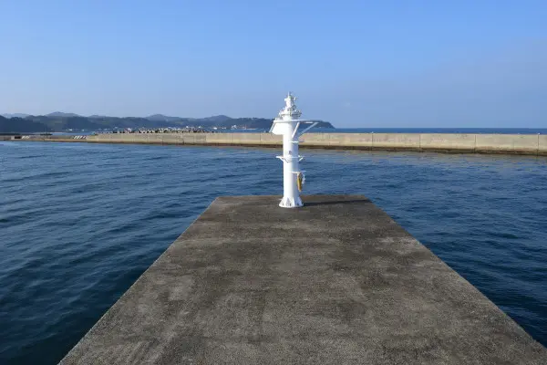 郡家港堤防の写真