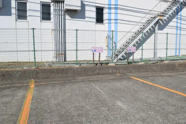 平磯海づり公園の障がい者駐車場
