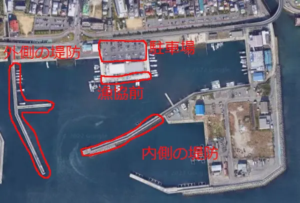 垂水漁港航空写真