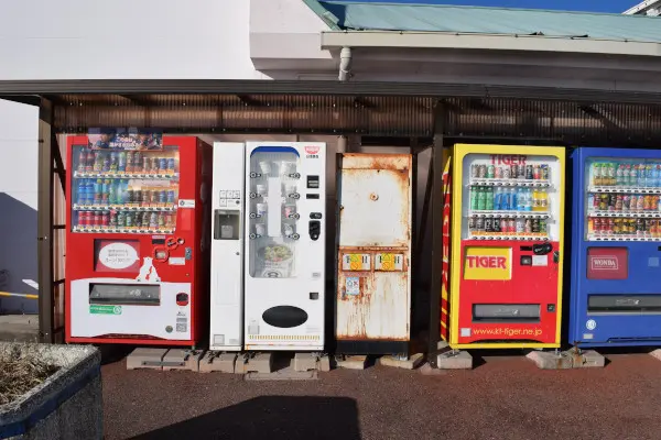 垂水漁港の自動販売機