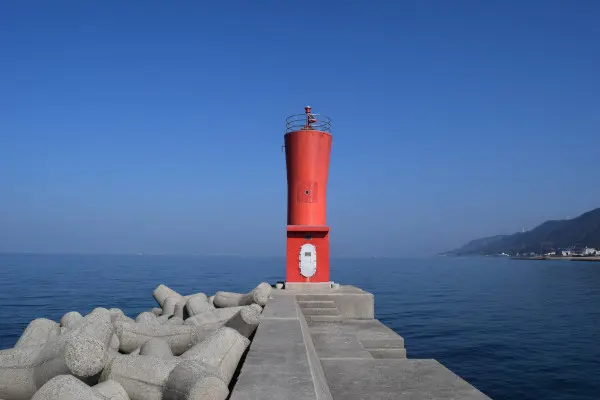 富島漁港堤防先端