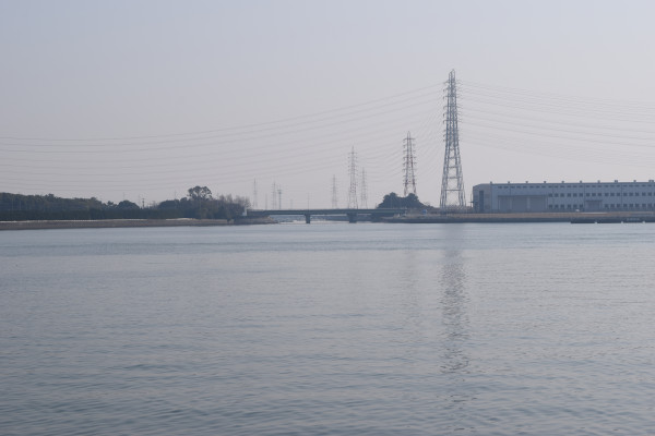 蜆川河口方面