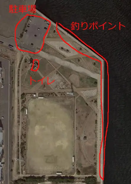 武豊緑地の航空写真