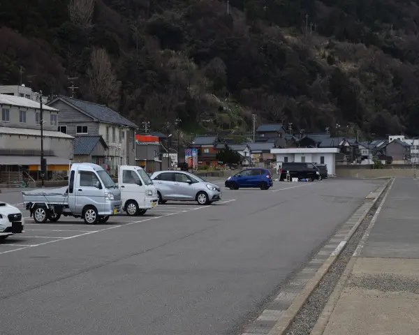 茂原人工海水浴場の駐車場