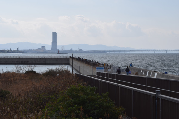 貝塚人工島遠景