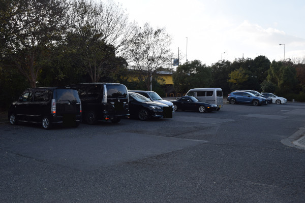 泉大津花市場公園の駐車場