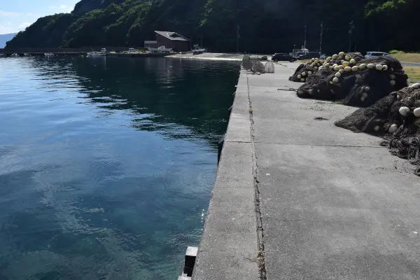 小川漁港の風景